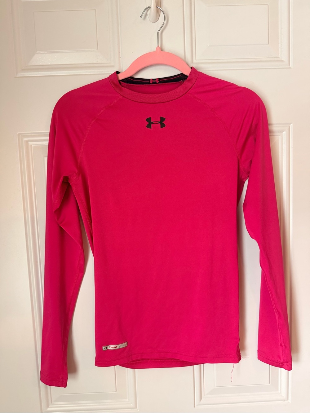 Under Armour Hot Pink Long Sleeve Performance Top